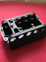 0.2mm layer, 4 walls, 15% infill 10 cells 21700