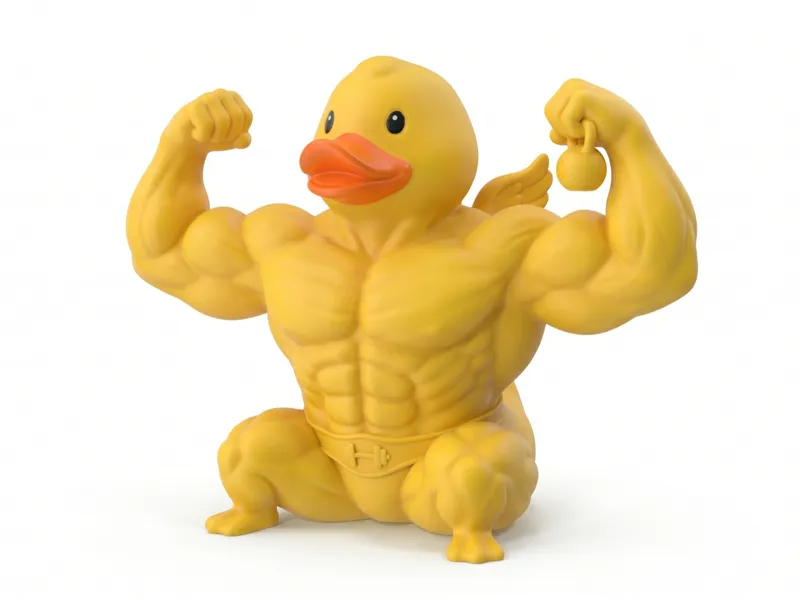 Gym Bro Duck - Non skippa mai il Leg Day