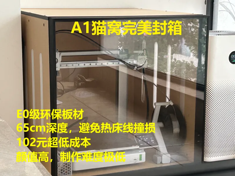 60厘米深猫窝加装铝框门改装65厘米深完美封箱之通风盖板（带孔，无孔，全空），a1封箱