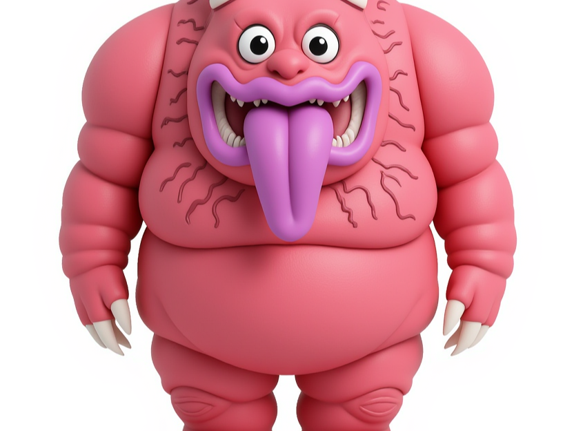 Red Demon Chibi Figure