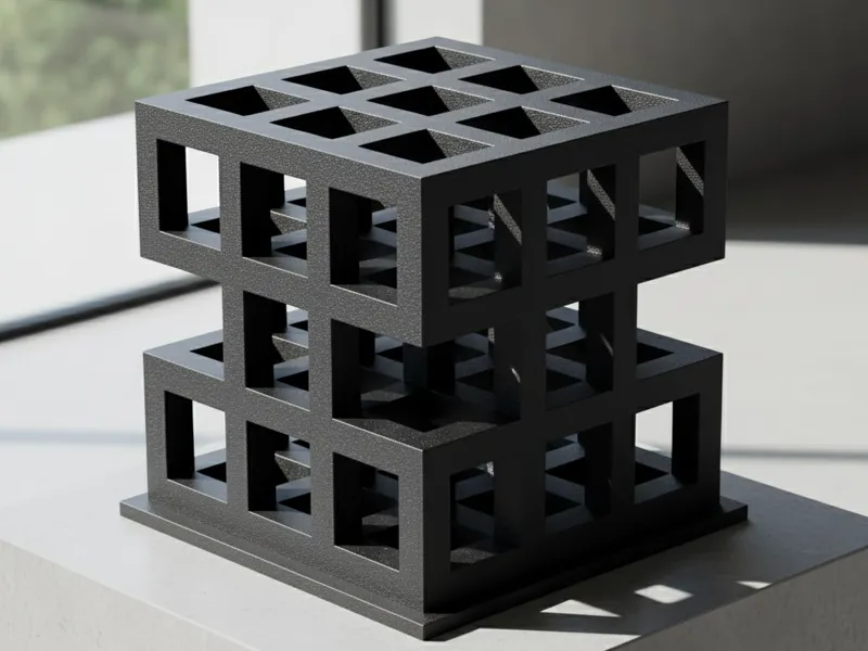 The Fractal Cube: Menger Sponge V1 - Art (7cm)