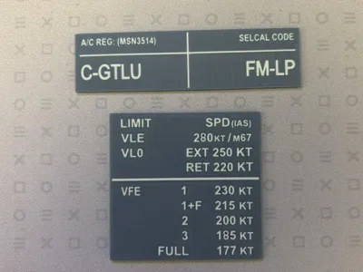 A320 MIP SL3 Plates – MAX Speed & SELCAL Panels