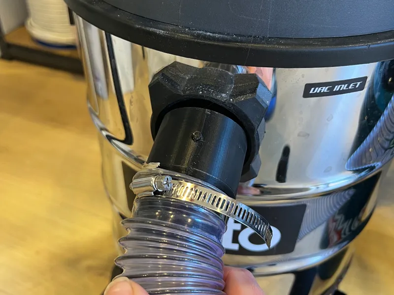 Ozito 35L Shopvac to 50mm Hose Adapters