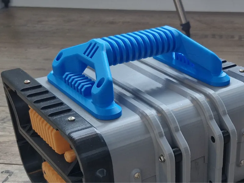 Loot crate storage container handle