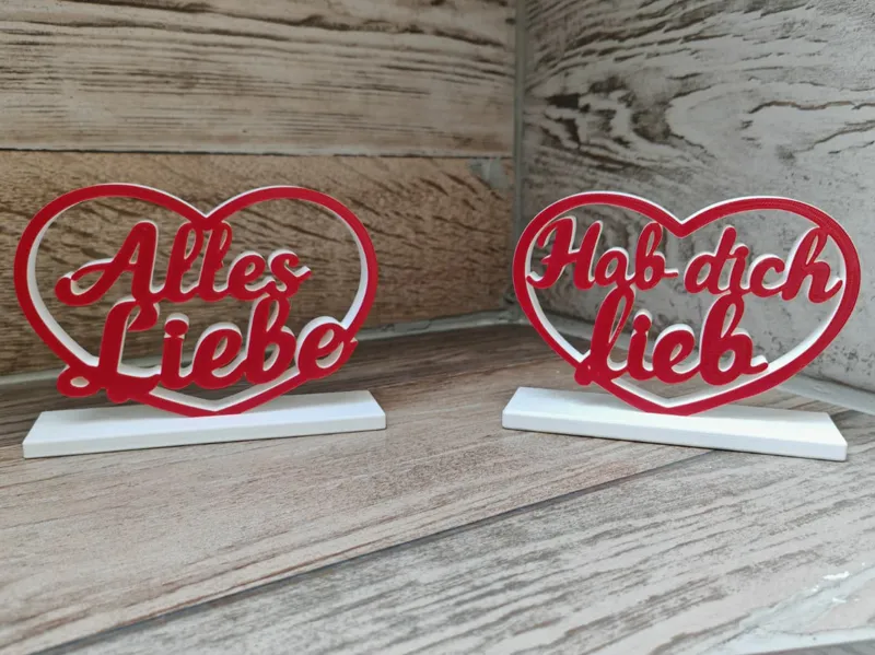„Alles Liebe“ & „Hab dich lieb“ – Geschenk Idee 