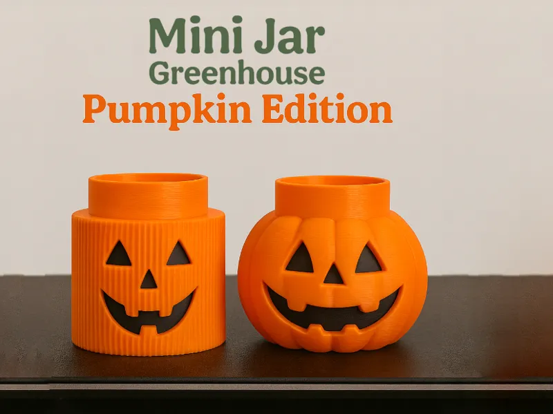 Pumpkin Base for Mini Jar Greenhouse