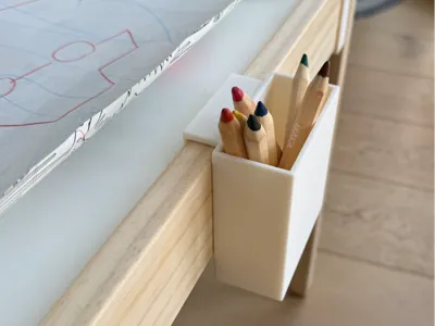 Ikea Lätt Table Edge Bins - Sliding Hook System