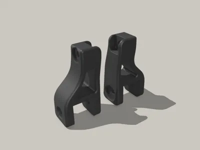 GT Omega ART Cockpit pedal plate risers