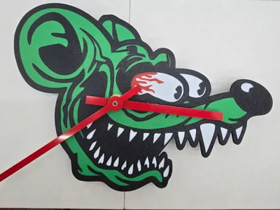 Rat Fink Clock