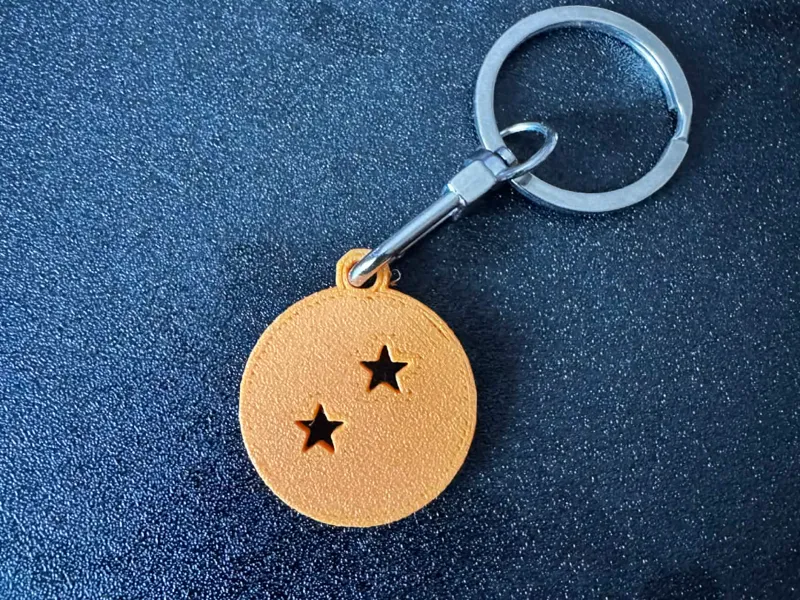 Dragon Ball 2 Star Keychain 