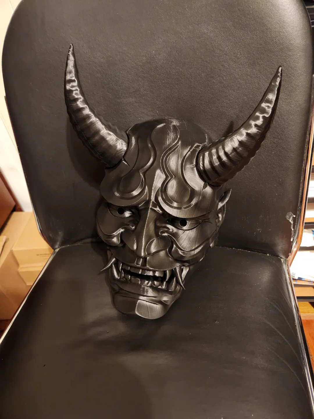Traditional Japanese Hannya Oni Mask view 3