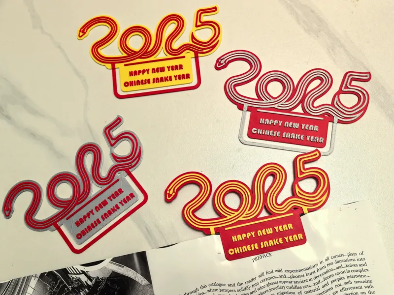 CHINESE SNAKE YEAR BOOKMARK