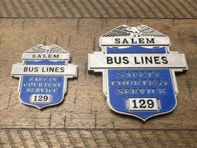 Salem Bus Lines Driver Badge