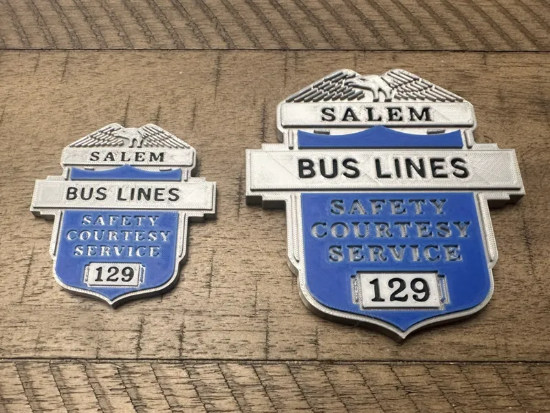 Salem Bus Lines Driver Badge