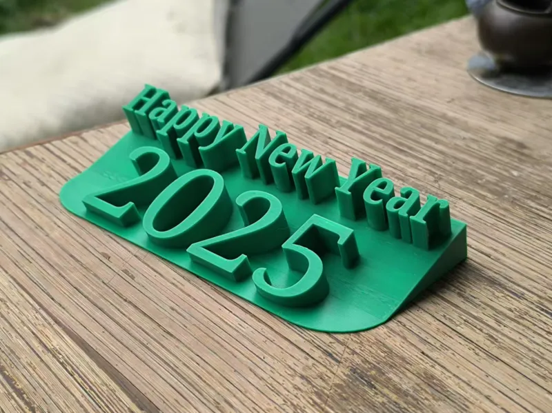 2025年摆件涂色DIY Happy New Year