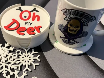 Cozy Christmas Coaster Set (6 styles)
