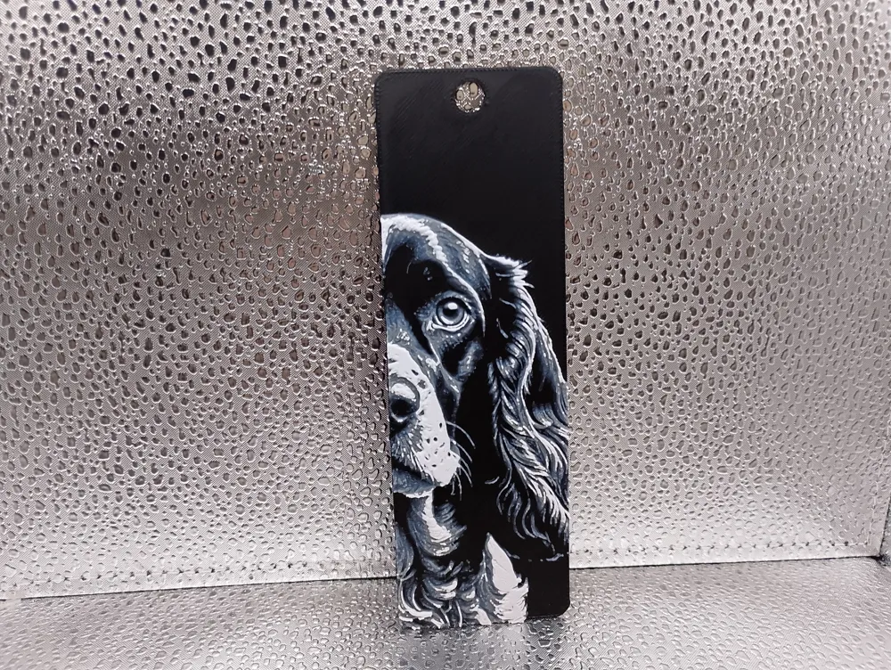 American Cocker Spaniel Bookmark – Hueforge - Free 3D Print Model ...