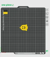 0.2mm layer, 2 walls, 15% infill ONE PIECE