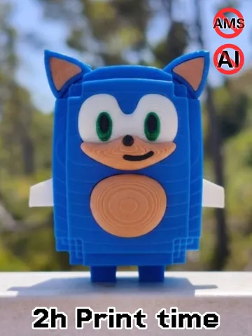 Accesorio para impresora 3D: Sonic Sprite (Optional AMS) from Fortnite — vista de referencia 2