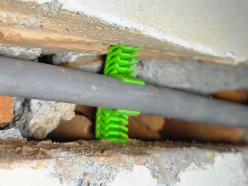 Cable C-Clamps for Wall Chases