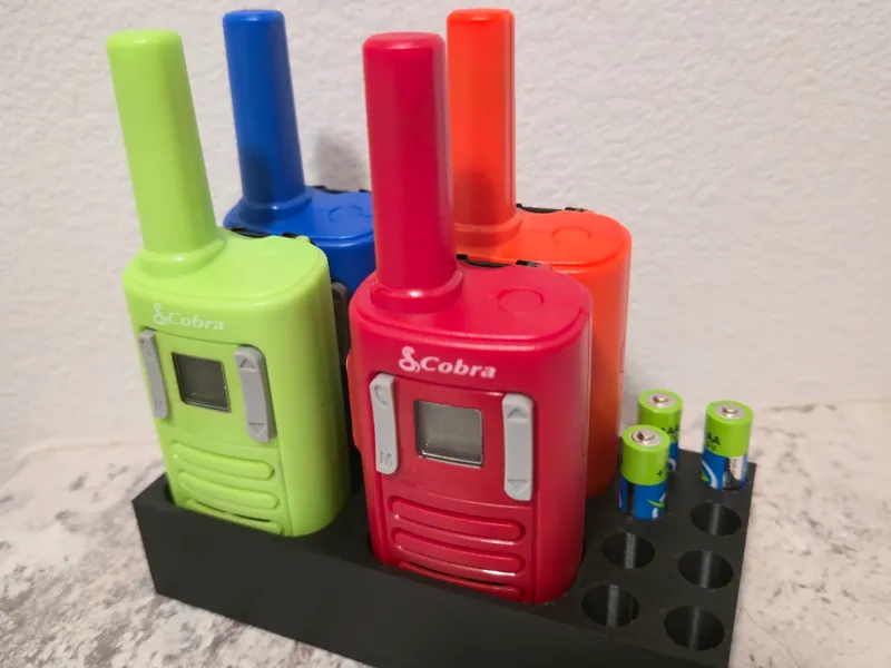 Cobra RX-100 Walkie Talkie Dock & AAA Storage
