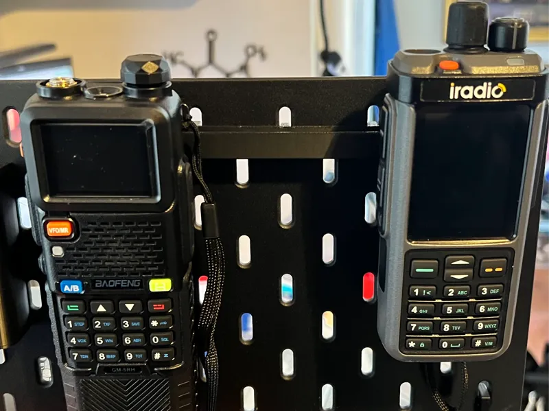 Ham Radio Mount for Ikea Skadis (5 Peg)