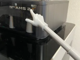 Collapsible Pointer Finger print in one piece