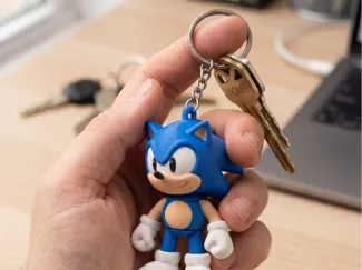 Sonic Flexi Keychain - Articulated