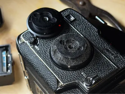 Winding attachment power drive mamiya 645