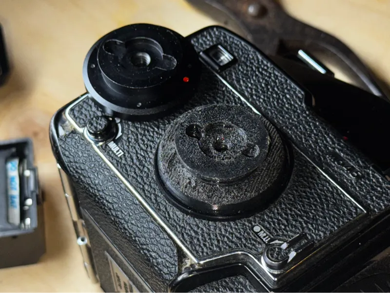 Winding attachment power drive mamiya 645