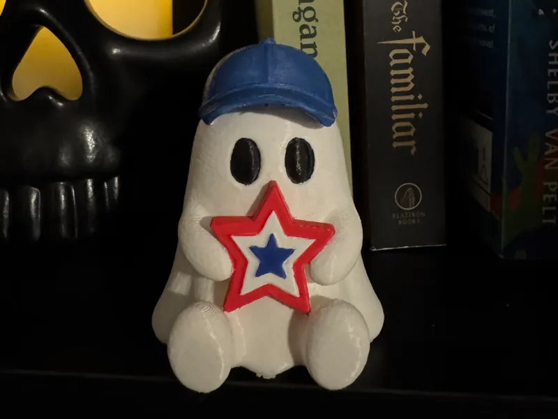 Ghost holding star