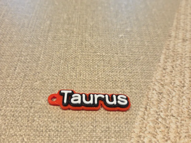 Taurus key Chain