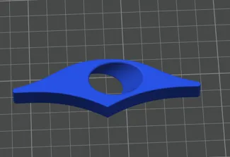 Page Holder Extended with angled thumb hole