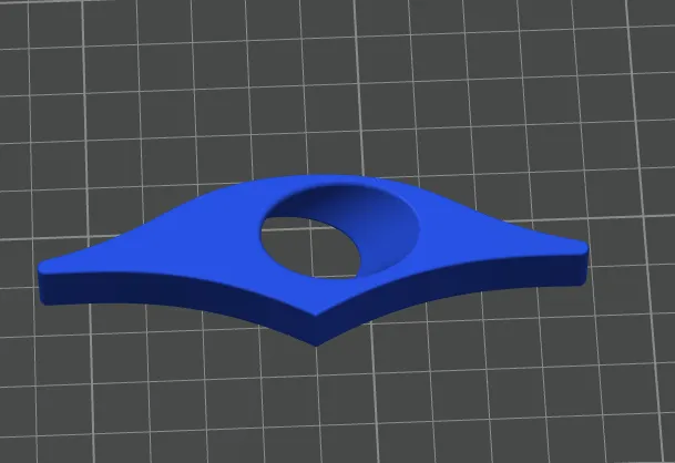 Page Holder Extended with angled thumb hole