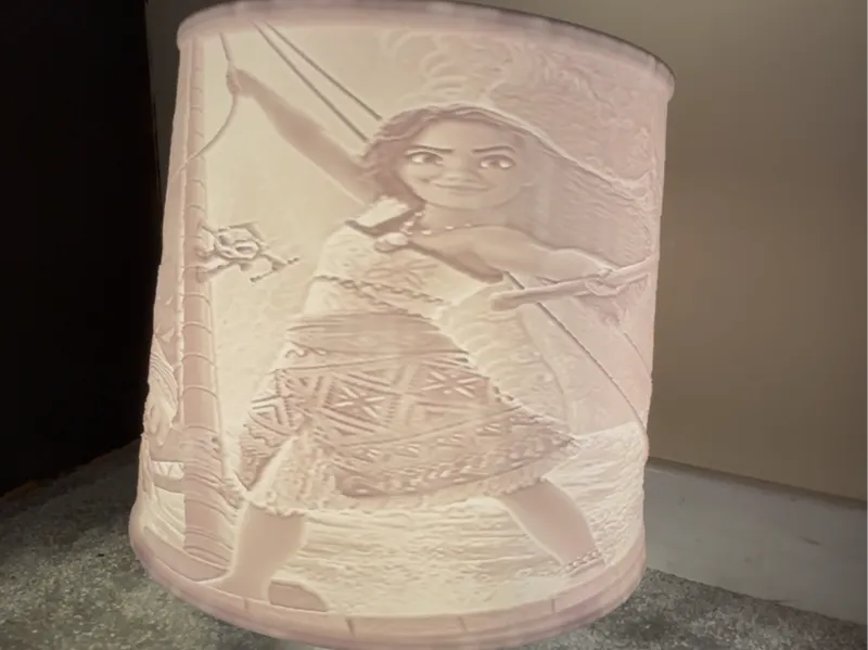 Moana Lithophane 
