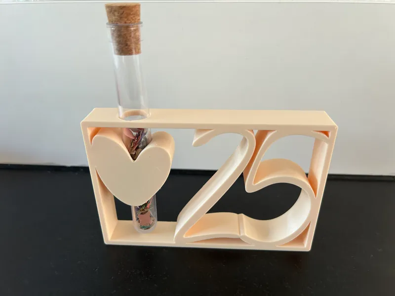 Hochzeitsgeschenk Silberhochzeit