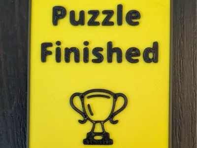 Make My Sign - Puzzle Finished