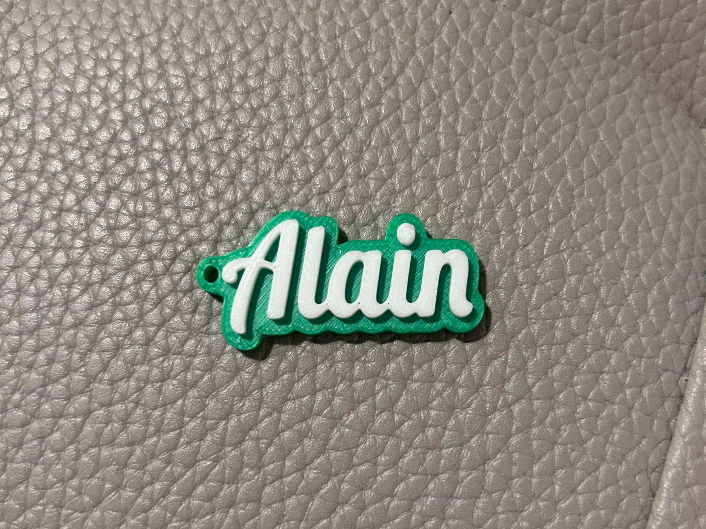 Alain name keychain