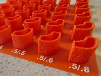 0.2mm layer, 2 walls, 0% infill