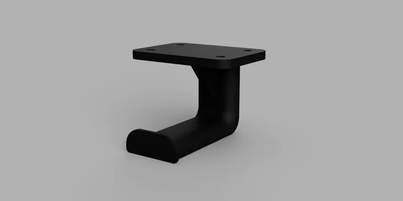 Headset hanger screwable