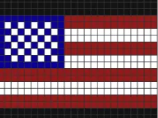 merica. pixel art american flag