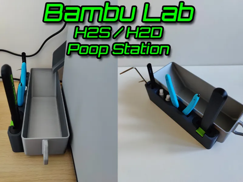 Bambu Lab H2S / H2D Poop Station