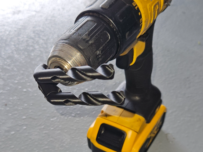 around the corner double drill bit