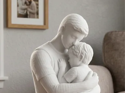 Father and Son - Dad's Hug