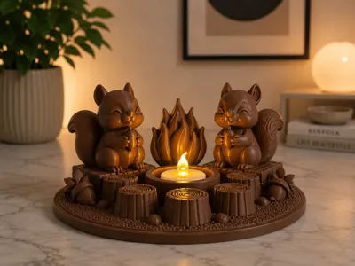 Campfire Buddies Squirrels