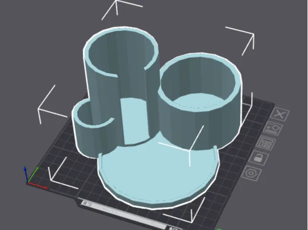 IPA bottle - cotton round - bench scraper holder