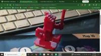 print with slim supports