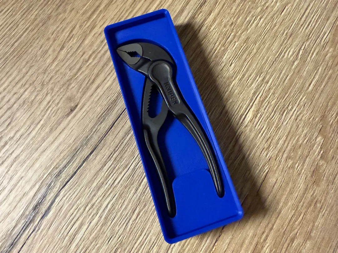 Bac Gridfinity pour pince Knipex Cobra XS