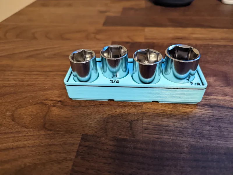Gridfinity Imperial Sockets 1/2"DR