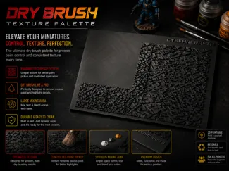 Dry Brush Texture Palette (Full Printbed Resize)